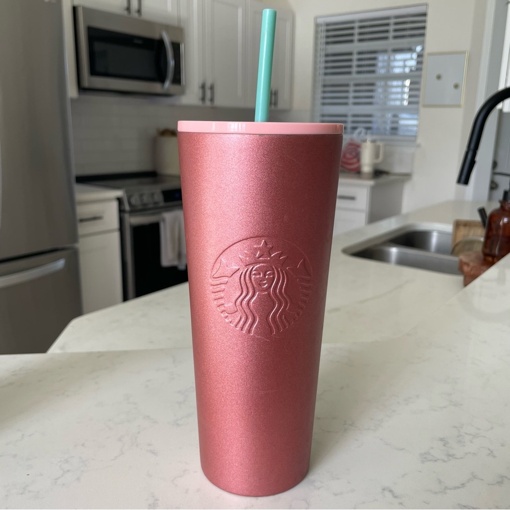 Starbucks Pink Aluminum Tumbler